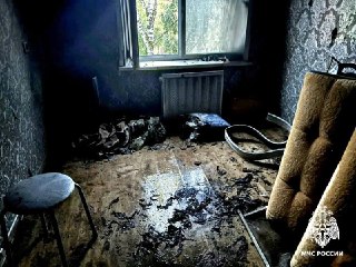 Пожар в Смоленске: шесть человек эвакуированы из-за задымления